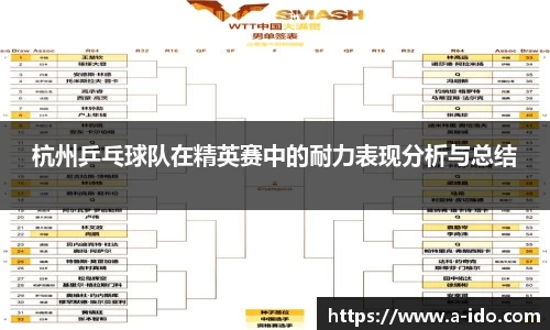 杭州乒乓球队在精英赛中的耐力表现分析与总结